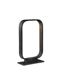 "Lampada da tavolo LED MOKA in alluminio marrone 3000K (Luce calda)"