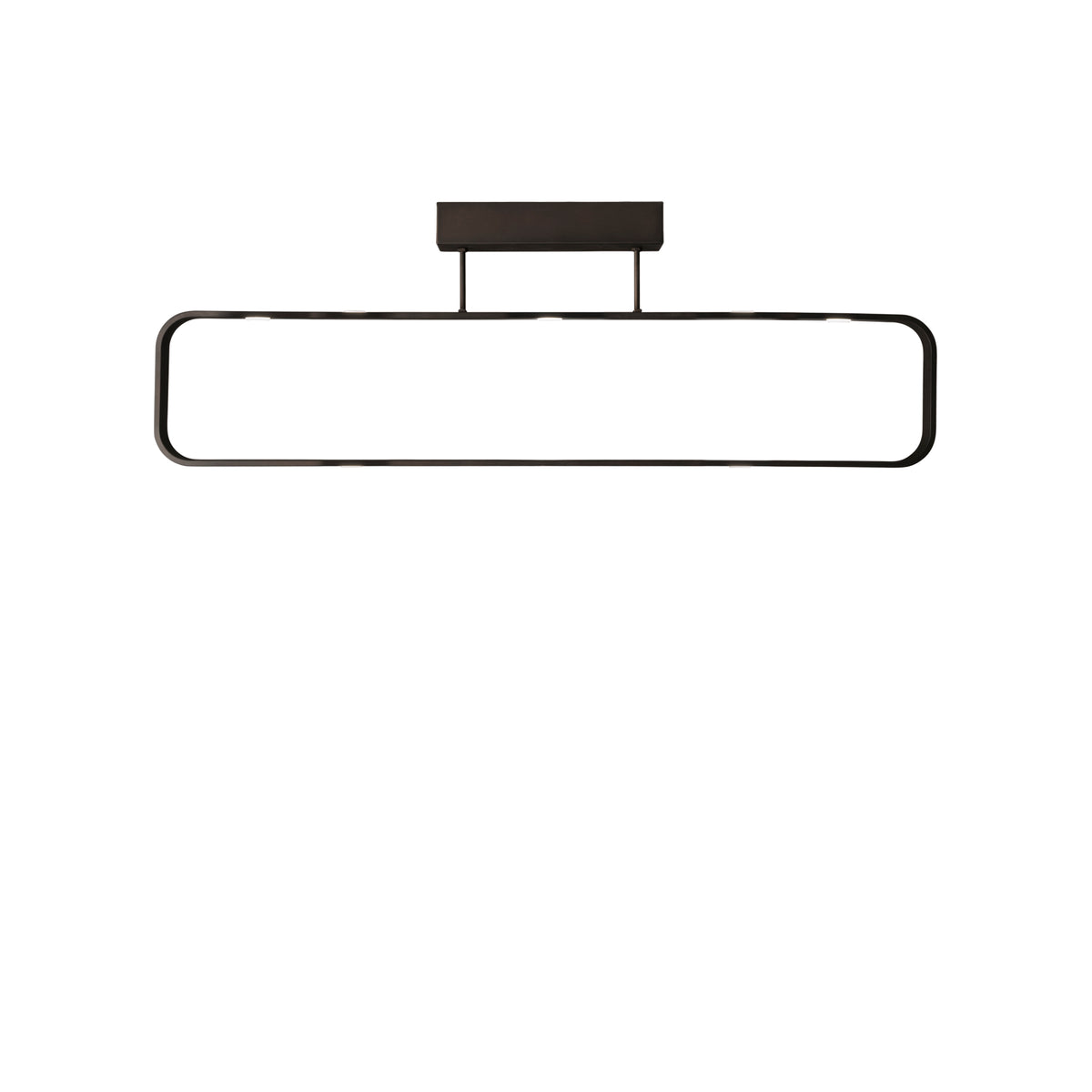 "Plafoniera LED MOKA marrone dimmerabile con 7 LED, 3000K (luce calda)"