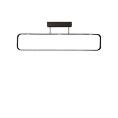 PLAFONIERA LED MOKA MARRONE 35W 2940LM 3000K 80X16X26CM