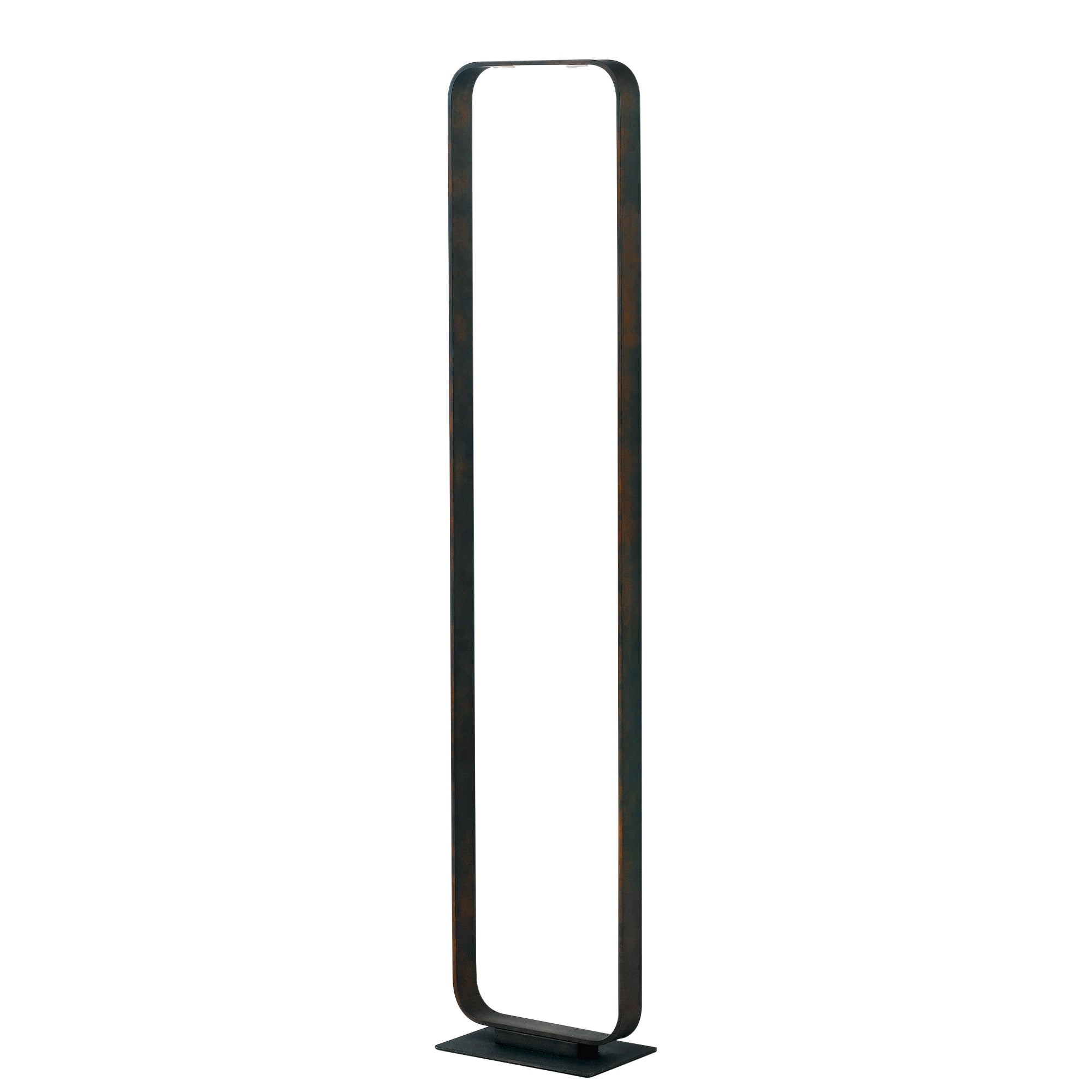 "Piantana MOKA in alluminio marrone con 2 LED, 3000K (Luce calda)"
