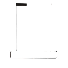 SOSPENSIONE LED MOKA MARRONE 45W 3780LM 3000K DIMMERABILE 100X4X120CM