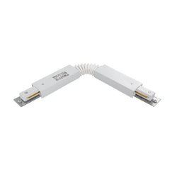 Connettore bianco flessibile per sistema monofase.