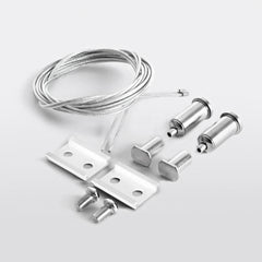 Kit 2 pcs 3 m in acciaio per sospensione.