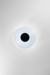 APPLIQUE LED MORSE BLU IN VETRO 8W 800LM CCT 2700/3500/4000K 30X6,5CM