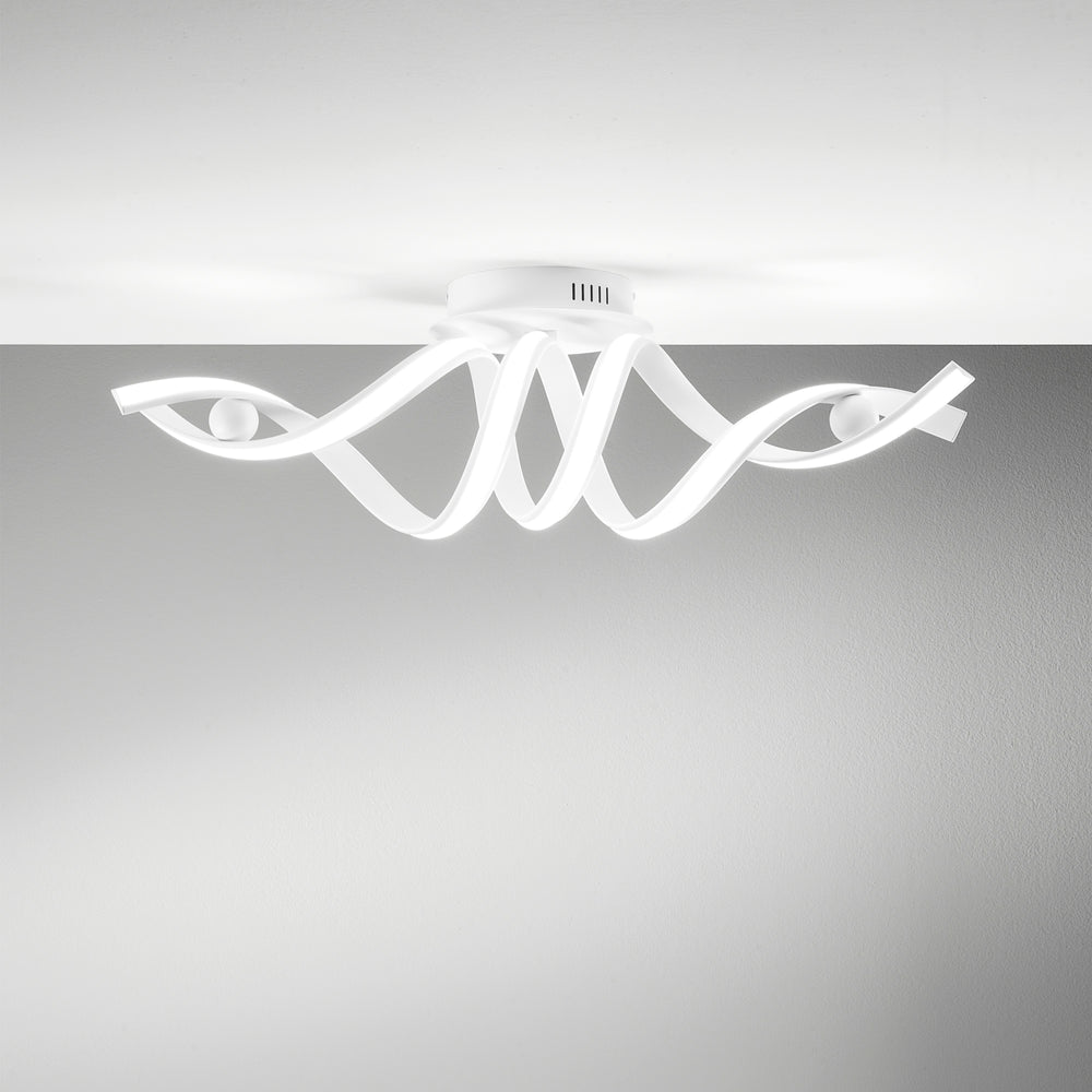 PLAFONIERA LED MYSTRAL BIANCA 38W 6900LM CCT 85X23X30CM