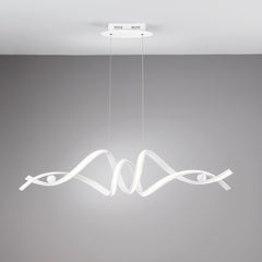 SOSPENSIONE LED MYSTRAL BIANCA 60W 8740LM CCT 115X30X124CM