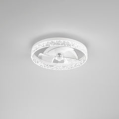 PLAFONIERA LED VENTILATORE NASHI BIANCO 30W 4800LM CCT 50X11,5CM