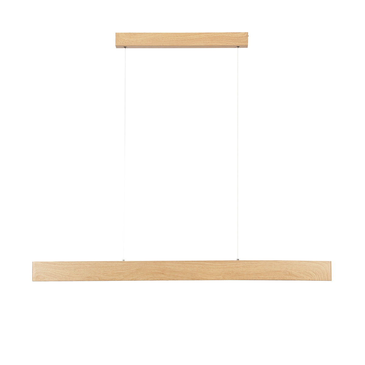 SOSPENSIONE LED NAVEL LEGNO 40W 6400LM CCT 121,5X8X150CM
