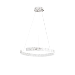 SOSPENSIONE LED NAVEL MARMO 30W 3900LM CCT 60X60X150CM