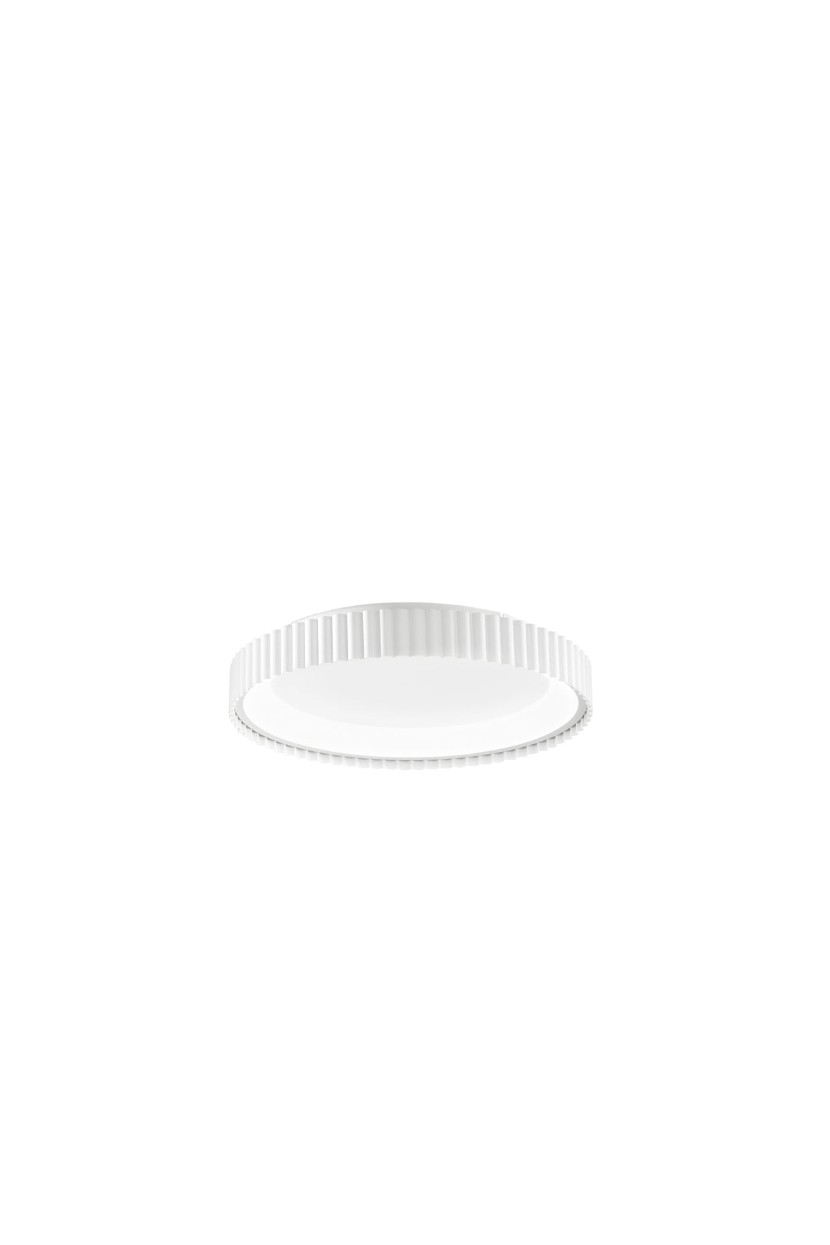 "Plafoniera LED NIKE bianca in metallo, CCT, Ø 39cm."