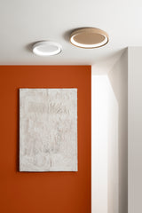 PLAFONIERA LED NIKE ORO IN METALLO 40W 5840LM DIP-CCT 2700/3200/4000K D49,5XH5CM