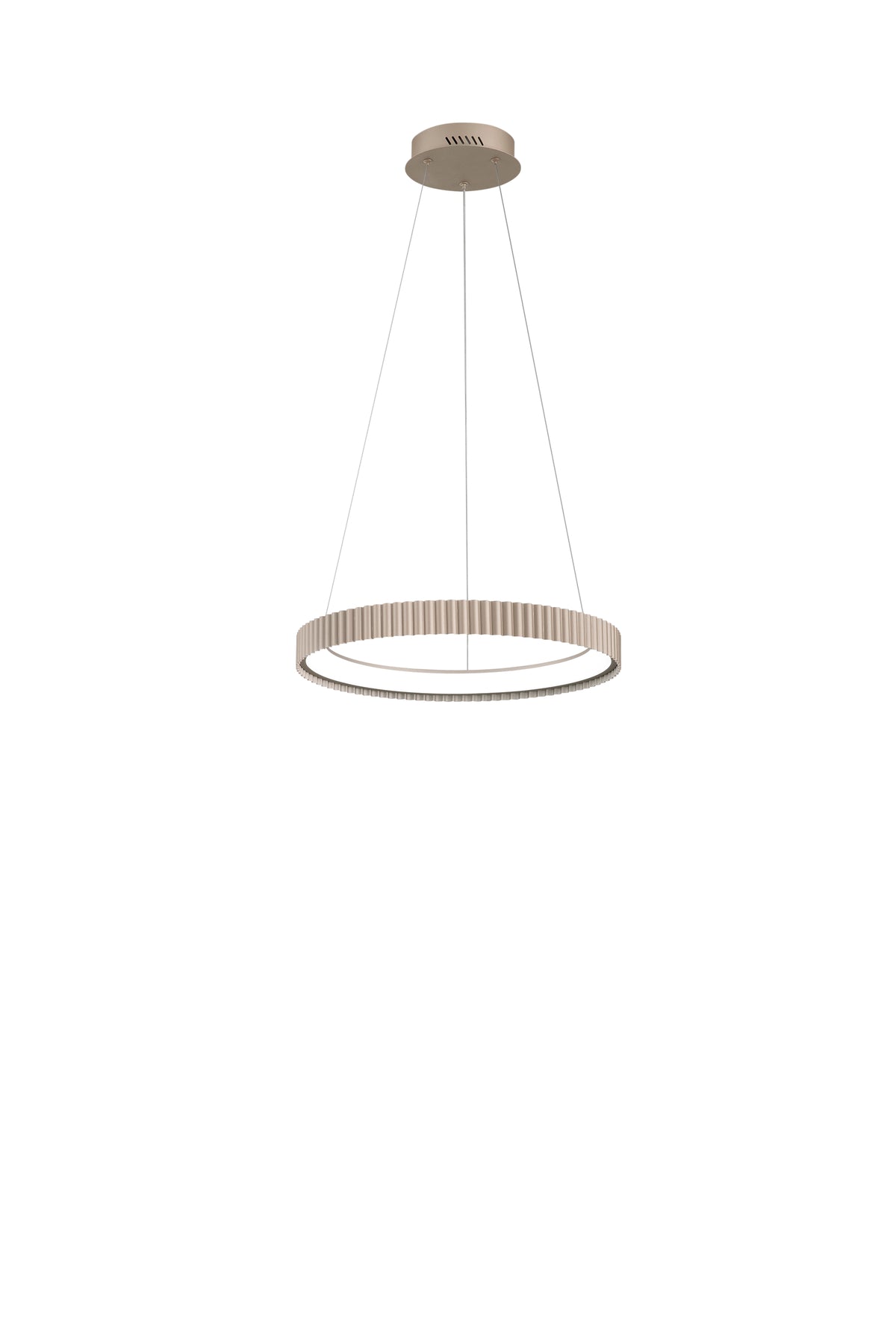 "Sospensione LED NIKE oro in metallo, CCT, Ø 49cm."
