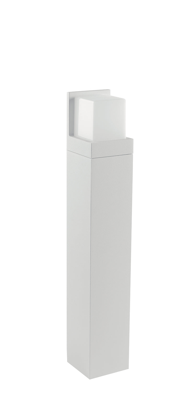 "Paletto LED NISMO da esterno in alluminio bianco CCT