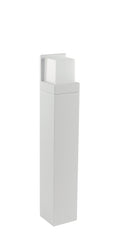 "Paletto LED NISMO da esterno in alluminio bianco CCT