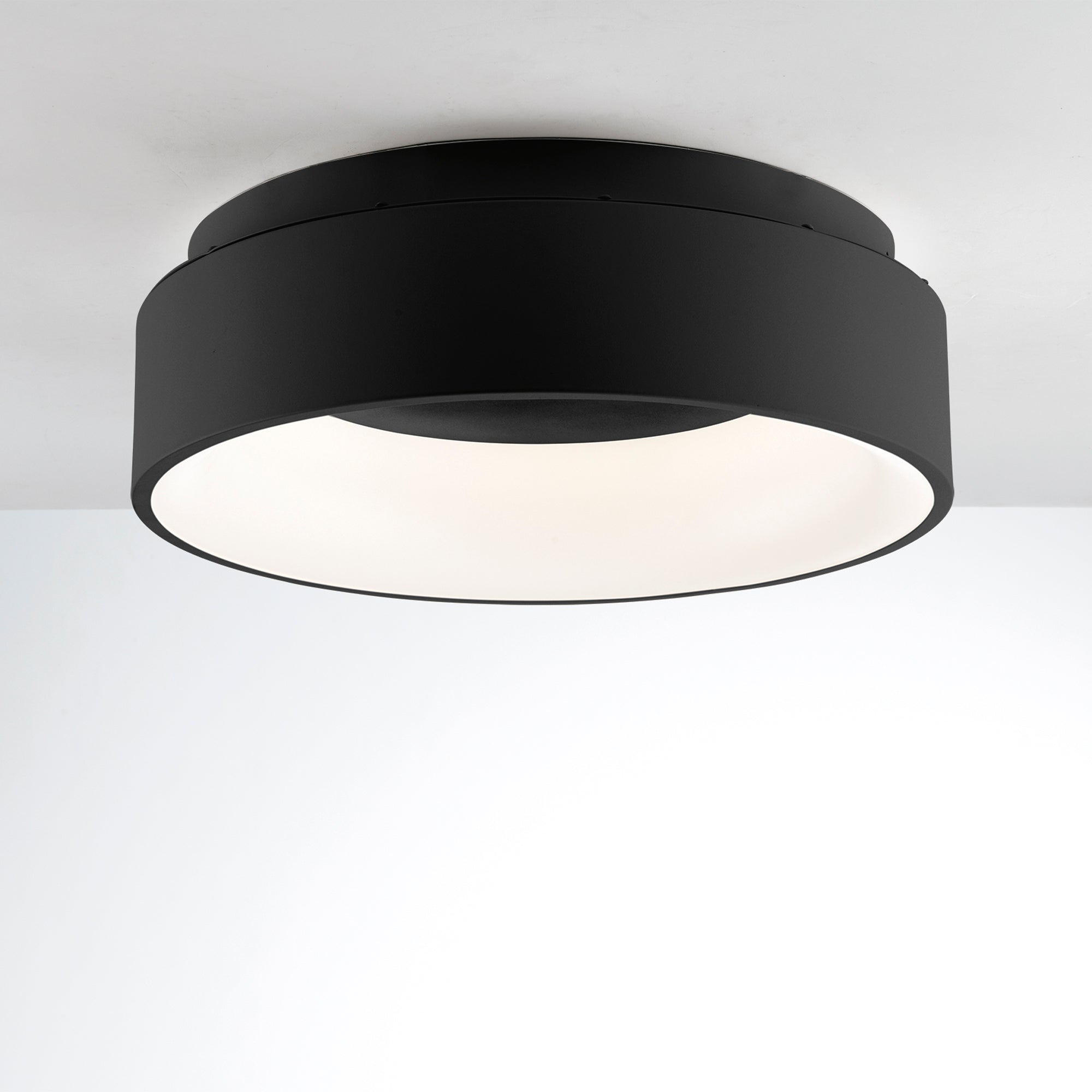 PLAFONIERA LED NOAH NERA 40W 5600LM CCT IP44 45X45X13CM