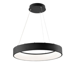 "Sospensione LED NOAH nera in alluminio, CCT Ø 60 cm."