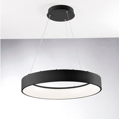 SOSPENSIONE LED NOAH NERA 60W 8000LM CCT 60X10X150CM