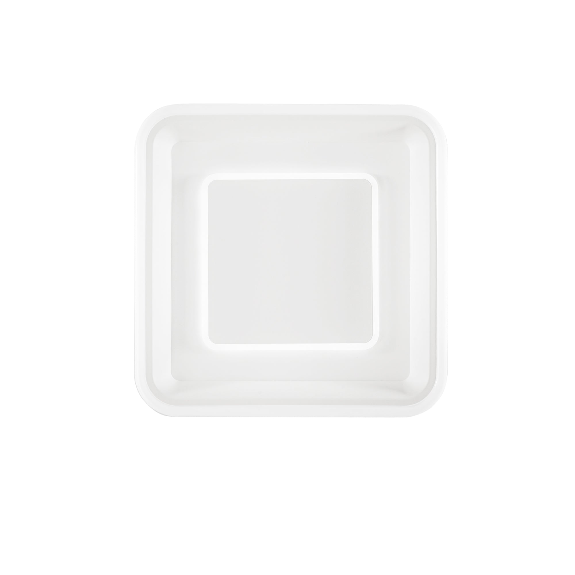 "Plafoniera LED NURAX quadrata in alluminio bianco, CCT, 49,5cm."