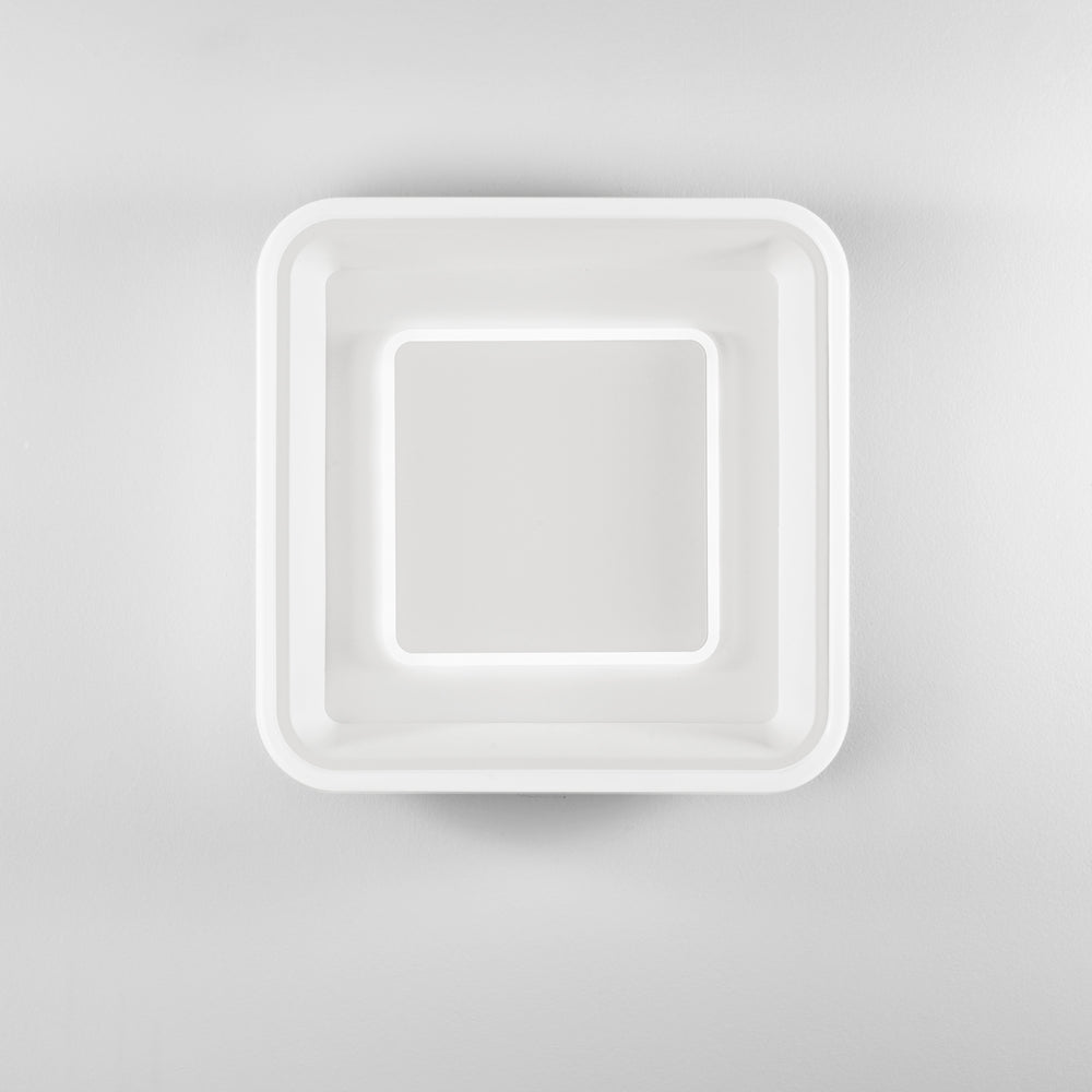 PLAFONIERA LED NURAX QUADRATA BIANCA 45W 6160LM CCT 49,5X49,5x9,6CM