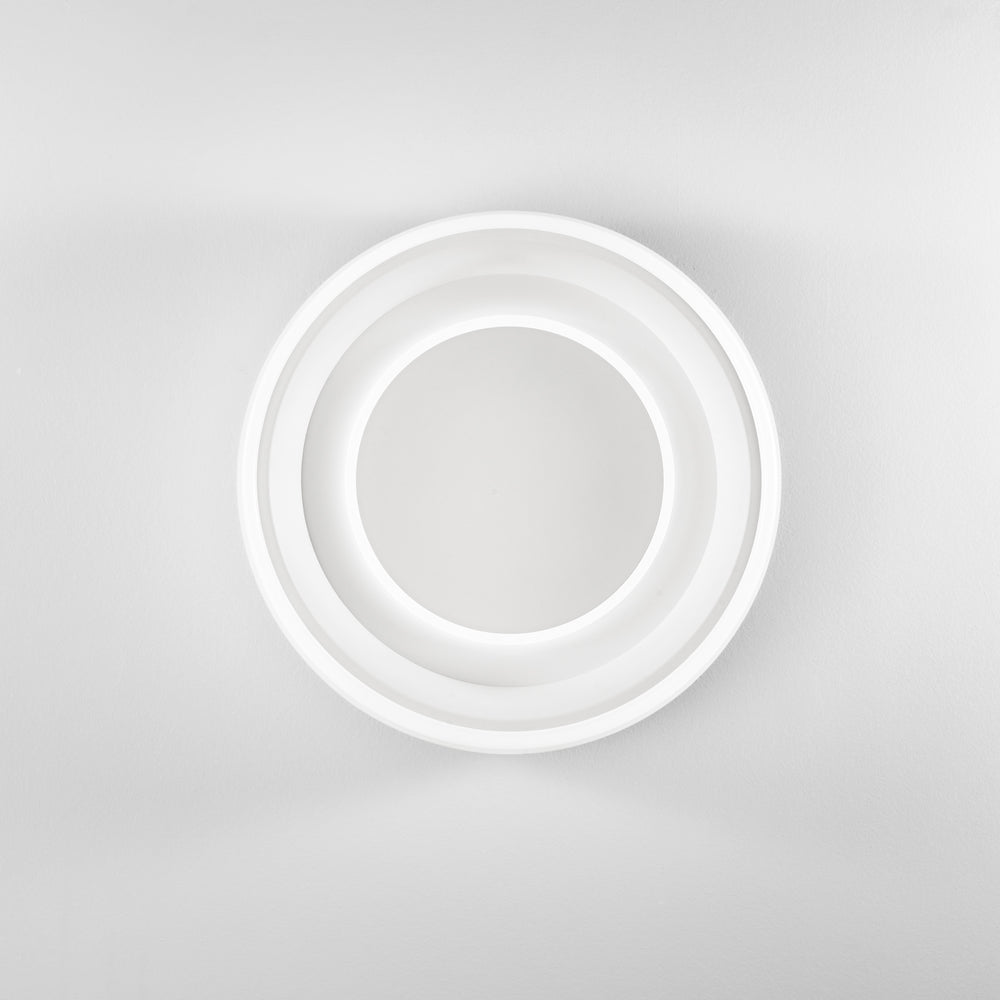 PLAFONIERA LED NURAX TONDA BIANCA 45W 6160LM CCT 49,5X9,6CM