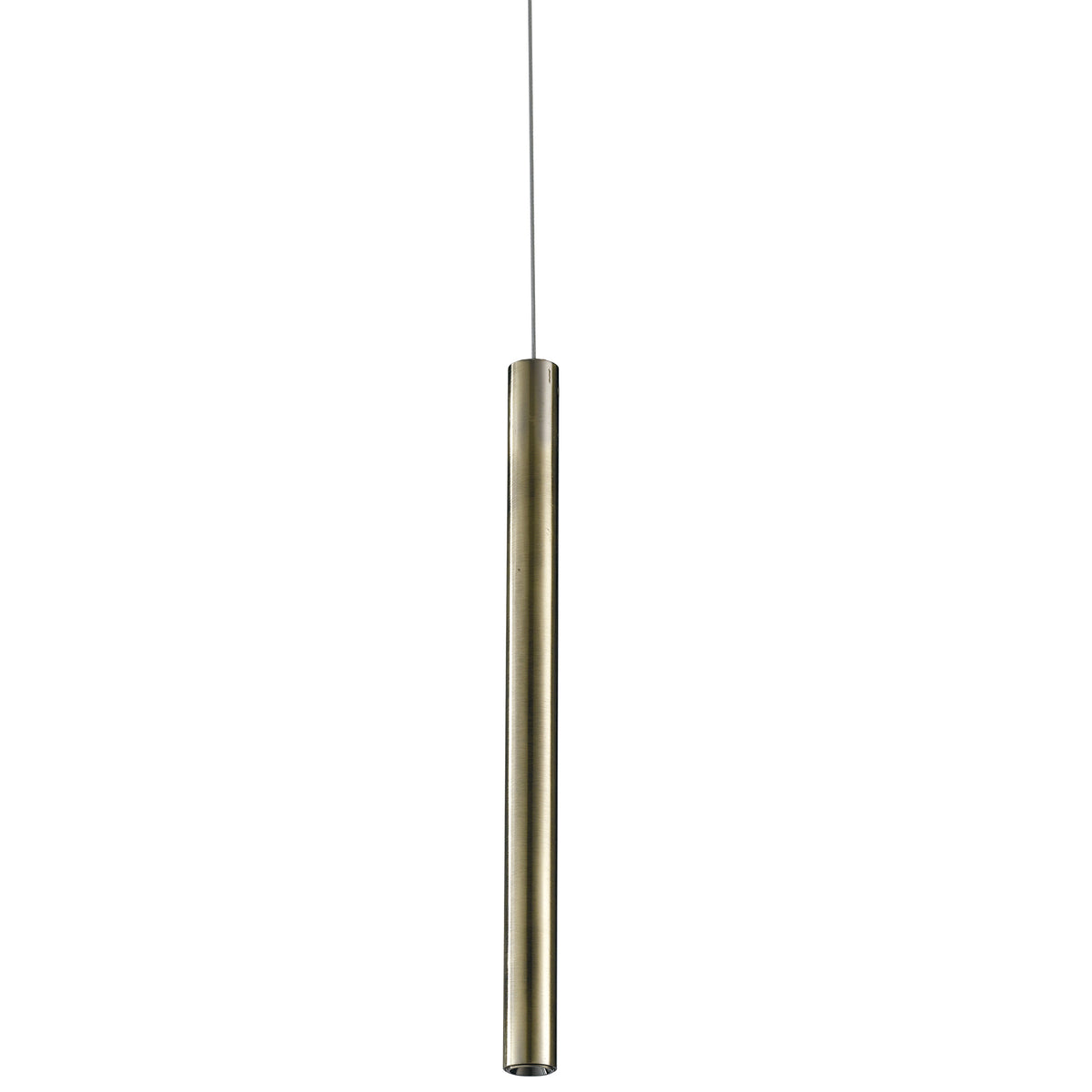 "Sospensione LED OBOE in alluminio per binario trifase - 3000K - Bronzo