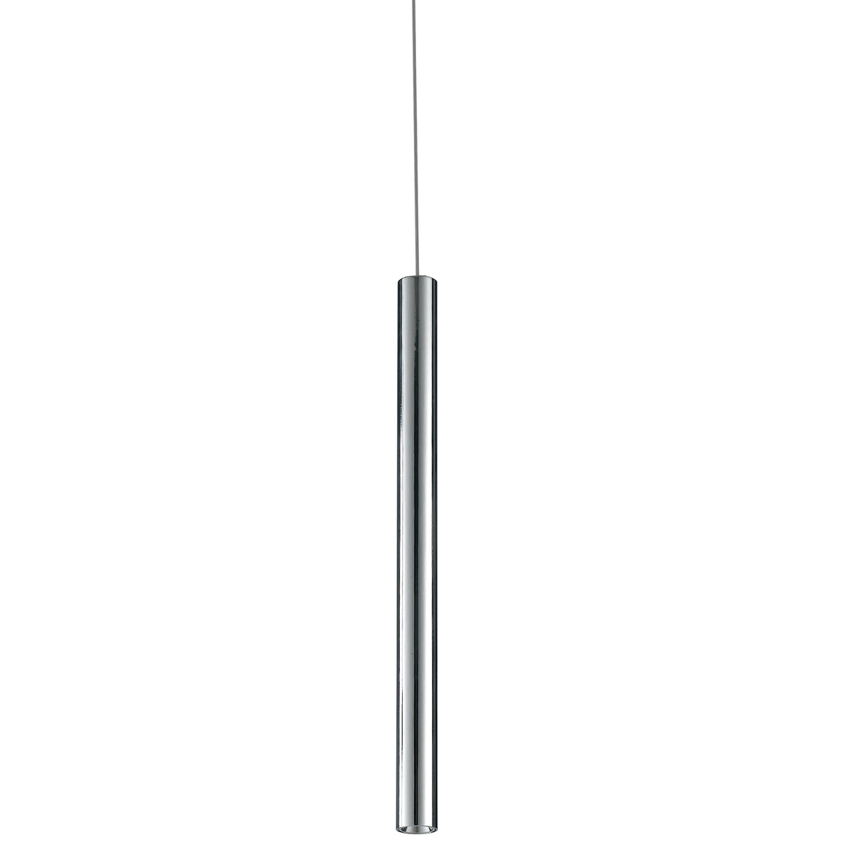 "Sospensione LED OBOE in alluminio per binario trifase - 4000K - Cromo