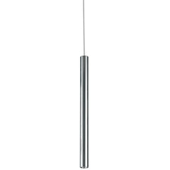 "Sospensione LED OBOE in alluminio per binario trifase - 4000K - Cromo