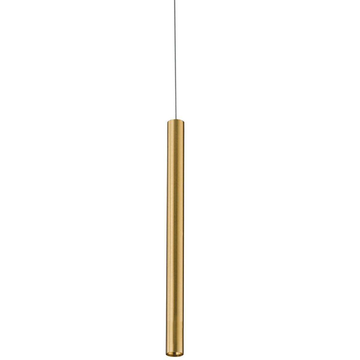 "Sospensione LED OBOE in alluminio per binario trifase - 4000K - Oro