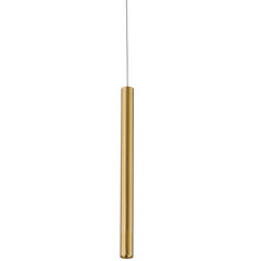 "Sospensione LED OBOE in alluminio per binario trifase - 4000K - Oro