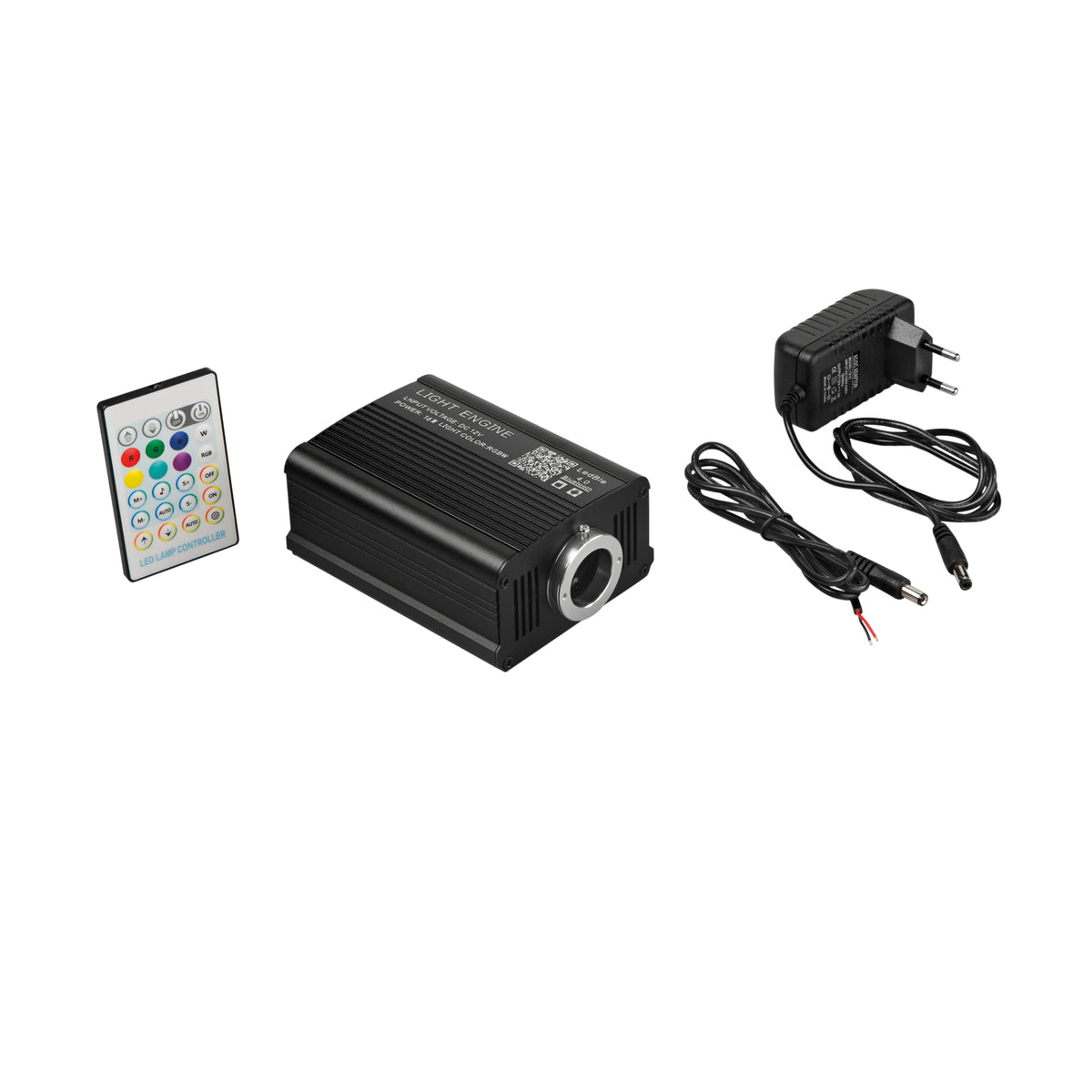 Proiettore LED OPTICAL RGBW cambio colore con effetto twinkle DC12V + adattatore 220V
