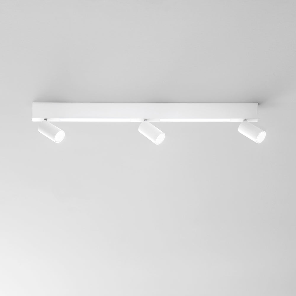 APPLIQUE LED ORIENTED BIANCA 3XGU10 + LED 2X8W 800LM CCT 90X19X3CM