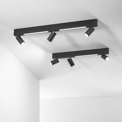 APPLIQUE LED ORIENTED NERA 3XGU10 + LED 8W 400LM CCT 70X19X3CM