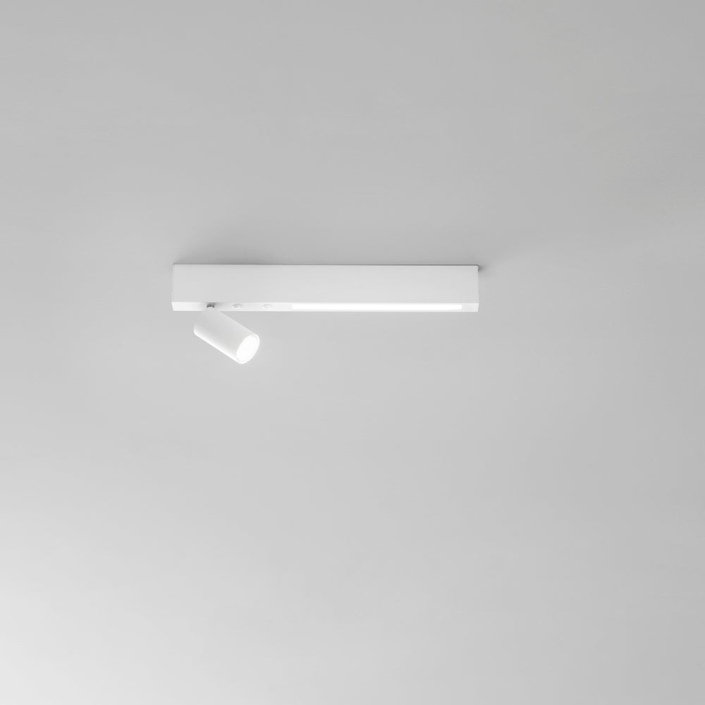 APPLIQUE LED ORIENTED BIANCA 1XGU10 + LED 8W 400LM CCT 50X7X3CM