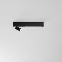 APPLIQUE LED ORIENTED NERA 1XGU10 + LED 8W 400LM CCT 50X7X3CM