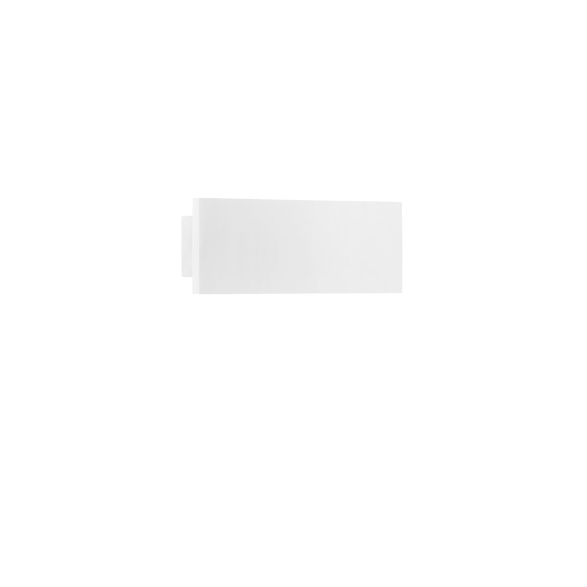"Applique LED ORTISEI in gesso verniciabile, 4000K (luce naturale), 22cm."
