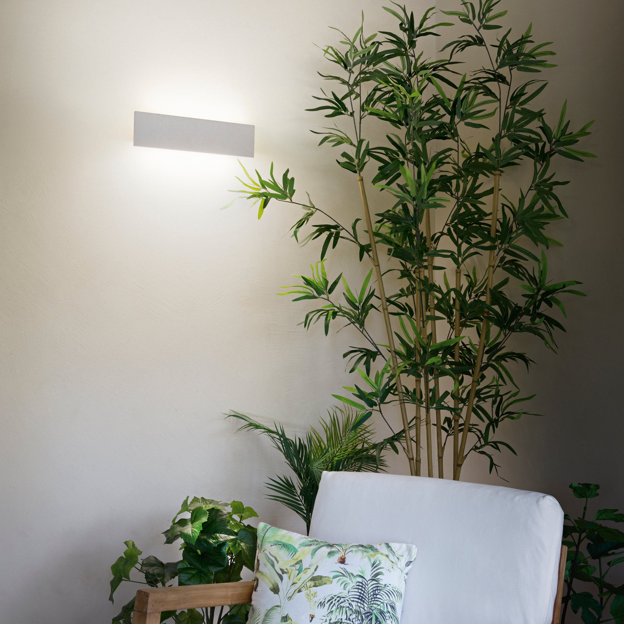 APPLIQUE LED PARKER BIANCA 12W 1400LM CCT IP65 40X4,5X10,2CM