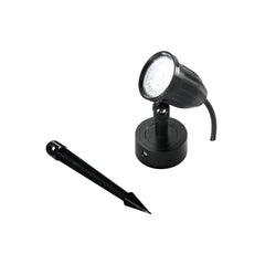 "Proiettore LED PEG con picchetto nero 3000K"