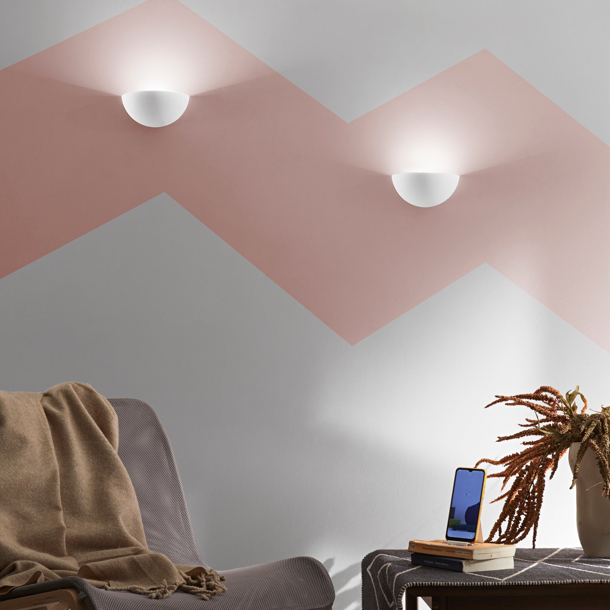 APPLIQUE LED PIZNAIR BIANCA 6W 530LM CCT 18X8,5CM