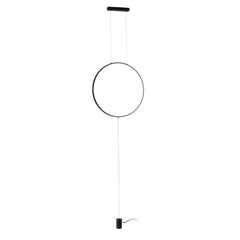 "Piantana a sopensione LED PORTAL in metallo nero, CCT"