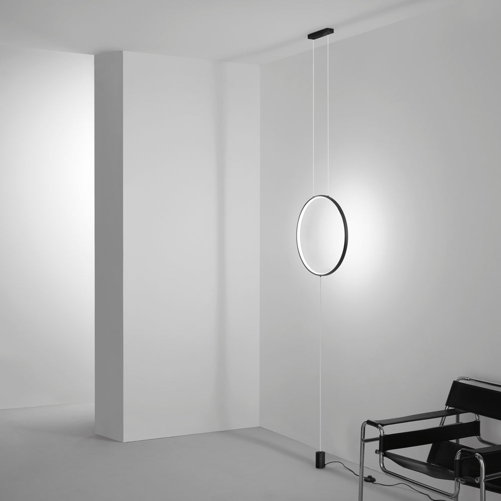 PIANTANA LED PORTAL NERA 20W 2400LM CCT 50X50X400CM