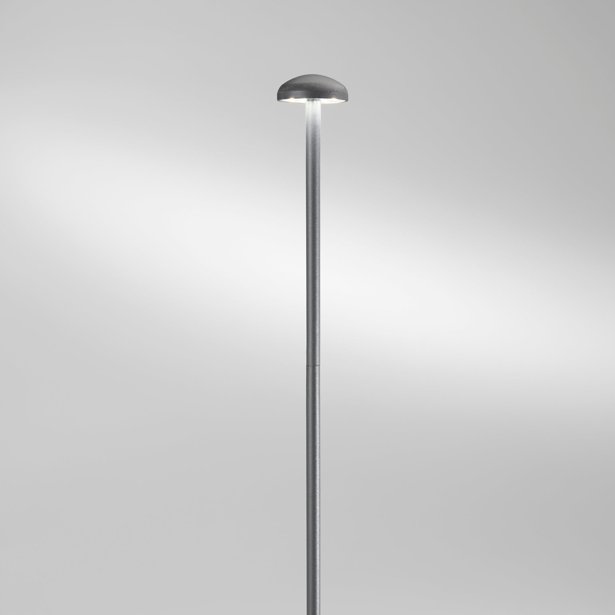 KIT 4PZ PALETTI DA GIARDINO LED DC24V PUCK ANTRACITE 3W 360LM 3000K IP65 4,2X60CM INCLUSI CAVI 300CM