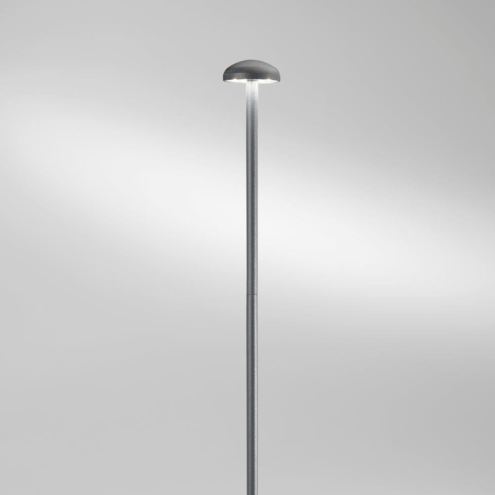 KIT 4PZ PALETTI DA GIARDINO LED DC24V PUCK ANTRACITE 3W 360LM 3000K IP65 4,2X60CM INCLUSI CAVI 300CM