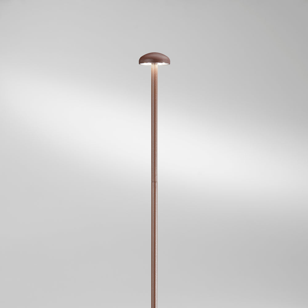 KIT 4PZ PALETTI DA GIARDINO LED DC24V PUCK BRONZO 3W 360LM 3000K IP65 4,2X60CM INCLUSI CAVI 300CM