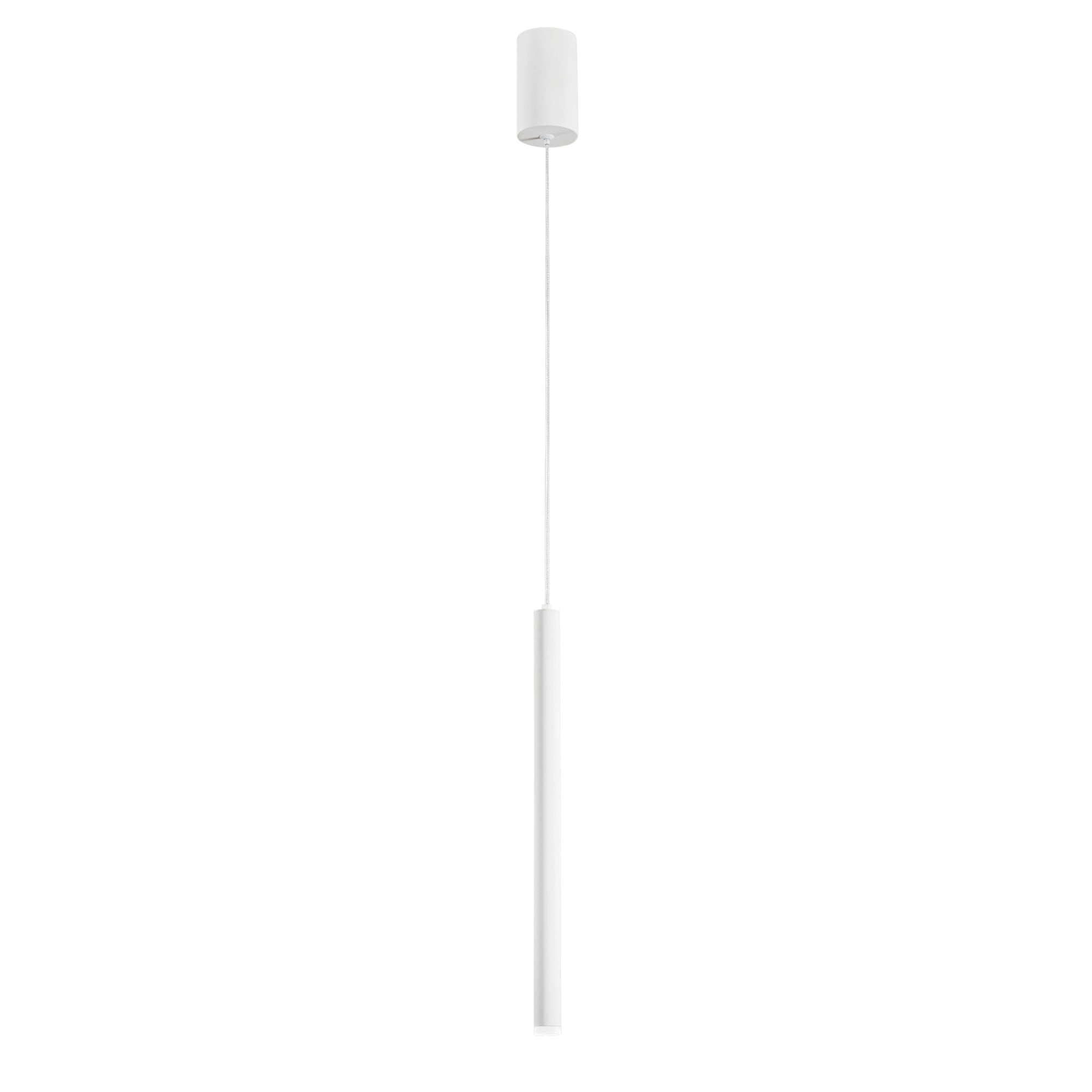 "Sospensione LED PYPE in metallo bianco 1 punto luce, CCT"