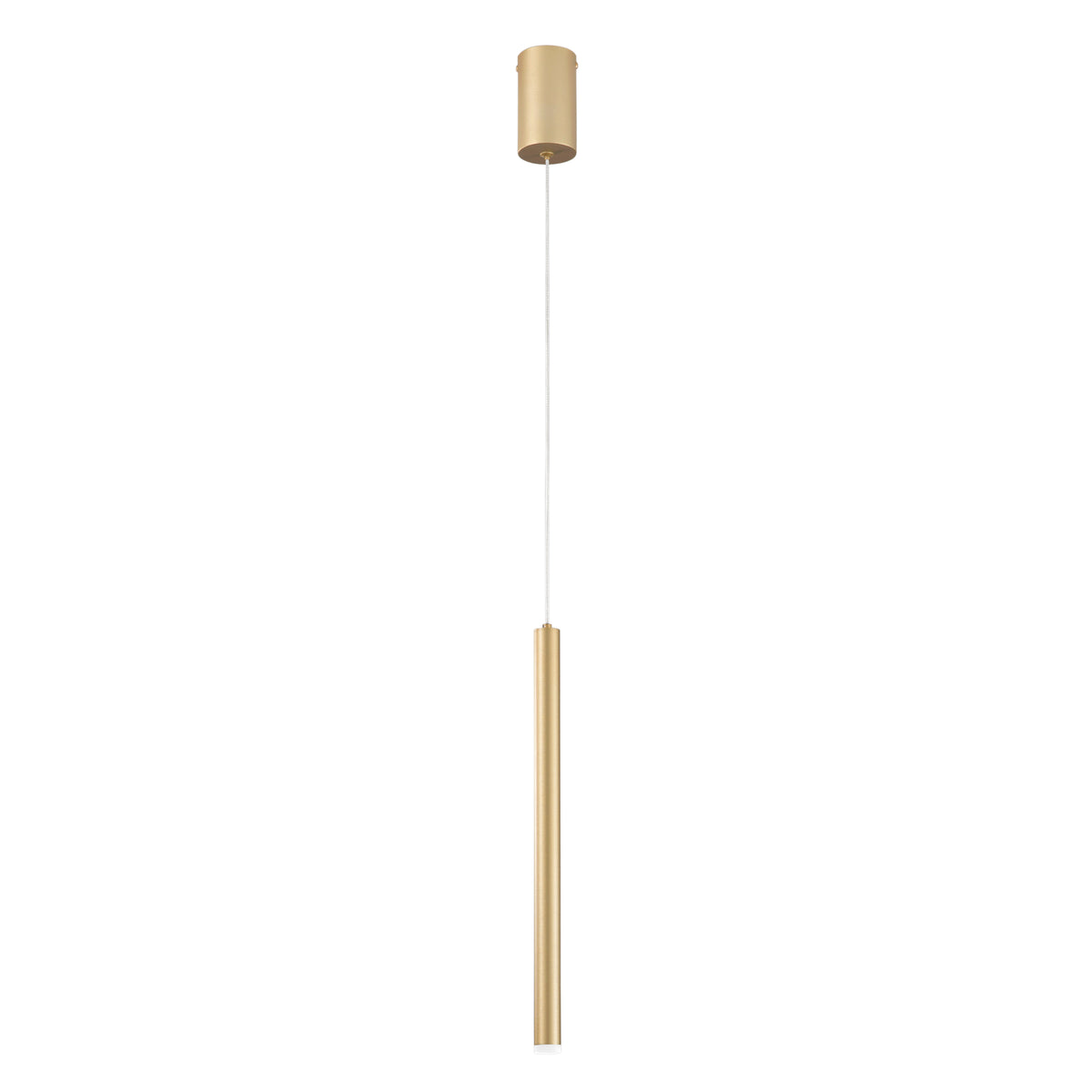 "Sospensione LED PYPE in metallo oro 1 punto luce, CCT"
