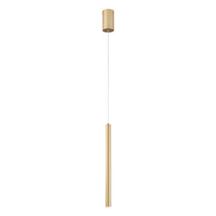 "Sospensione LED PYPE in metallo oro 1 punto luce, CCT"