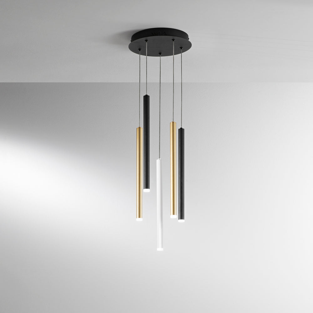 SOSPENSIONE LED PYPE MULTICOLORE 35W 2350LM CCT 2,5X41X200CM