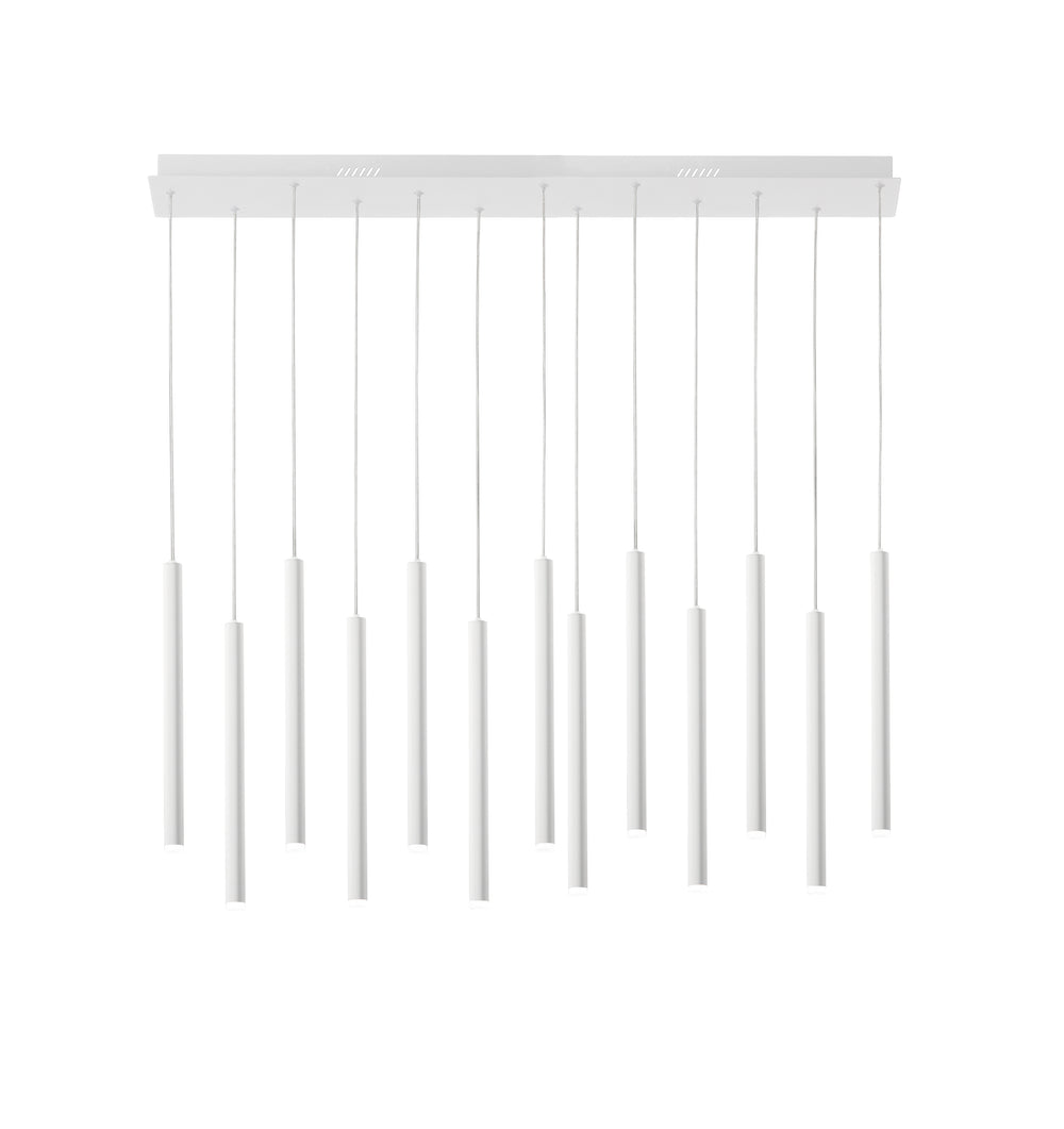 SOSPENSIONE LED PYPE BIANCA 65W 6110LM CCT 2,5X41X200CM