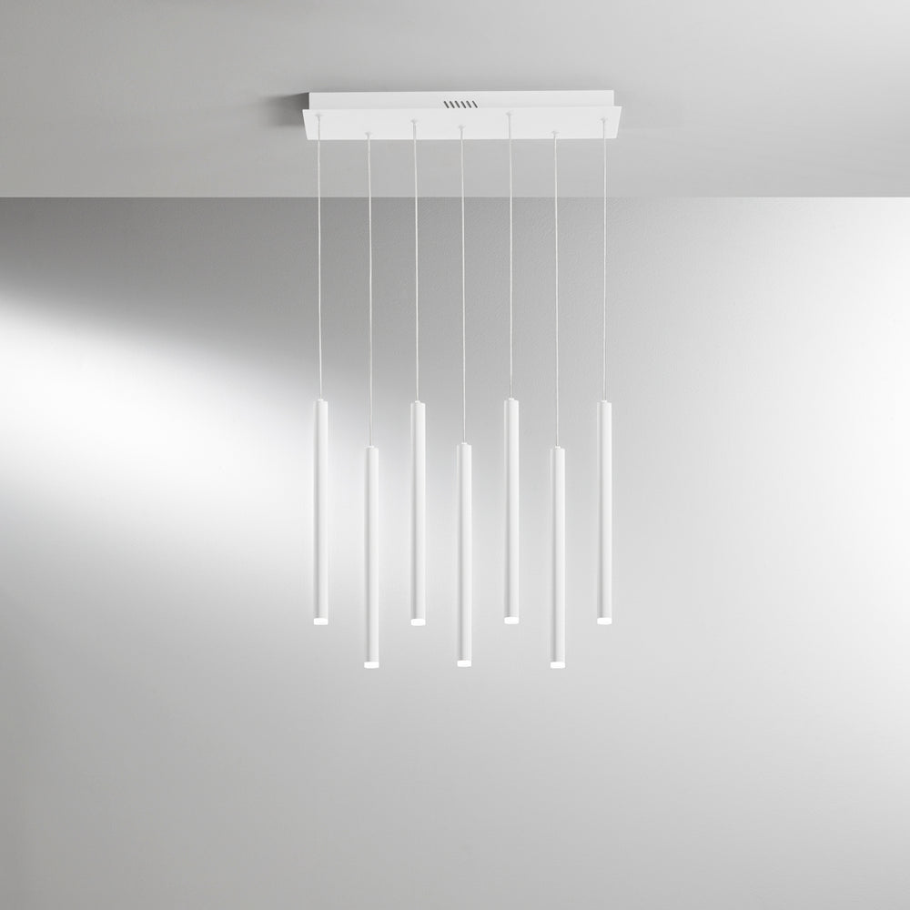 SOSPENSIONE LED PYPE BIANCA 35W 3290LM CCT 2,5X41X200CM