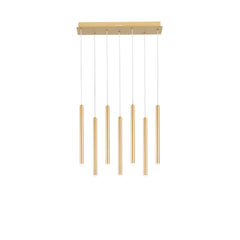 SOSPENSIONE LED PYPE ORO 35W 3290LM CCT 2,5X41X200CM